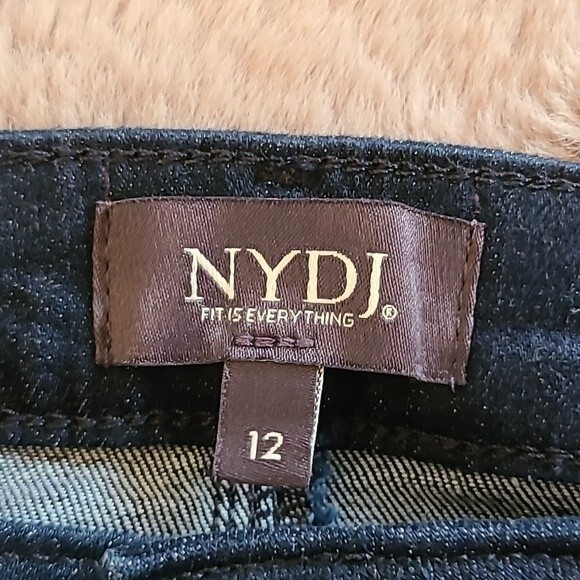 NYDJ Ami Mid-rise Skinny Dark Denim Size 12 - Picture 8 of 15